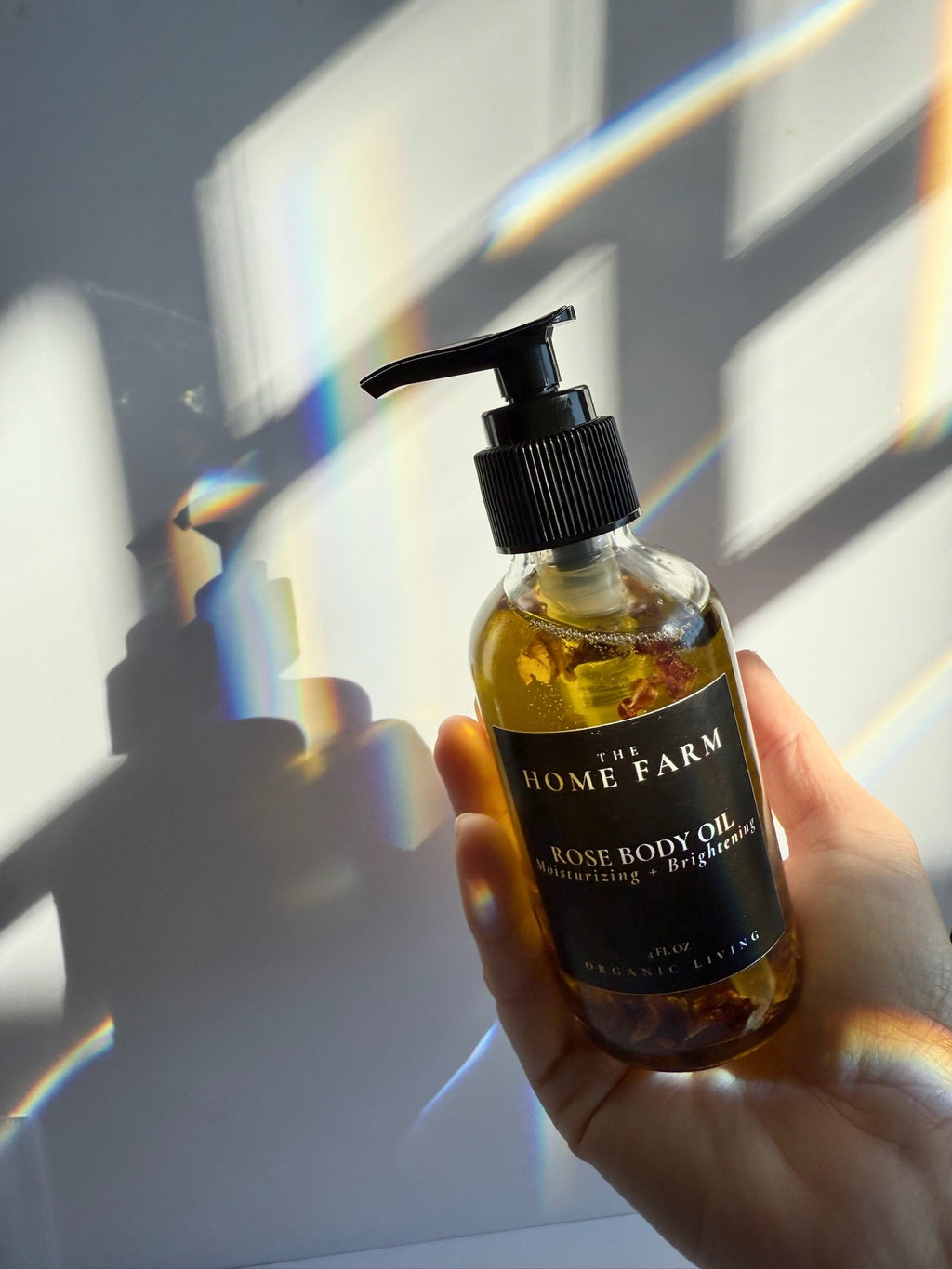 Rose Body Oil, Hydrating Natural Skin Moisturizer