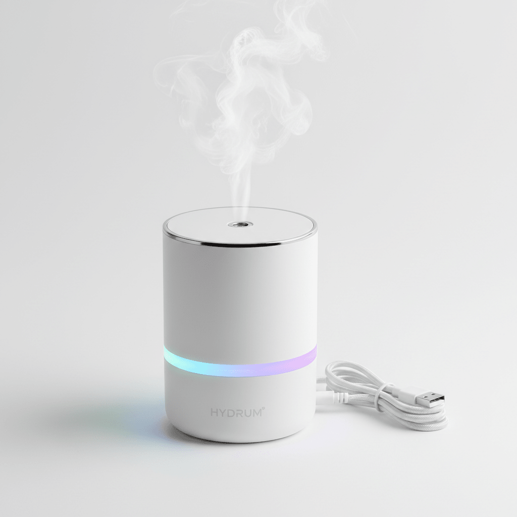 Portable Mini Humidifier, USB LED Desk Diffuser