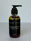 Rose Body Oil, Hydrating Natural Skin Moisturizer
