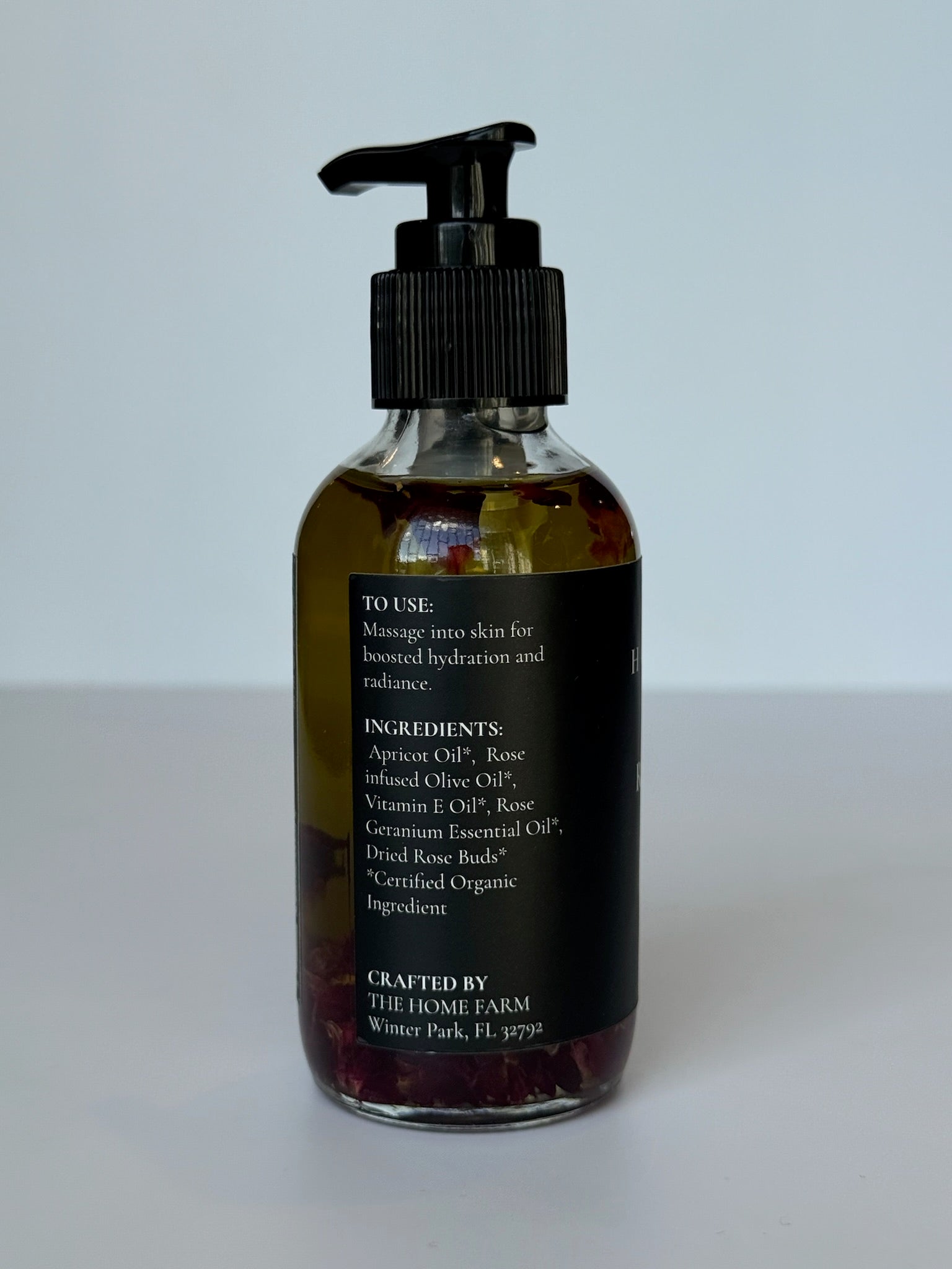 Rose Body Oil, Hydrating Natural Skin Moisturizer